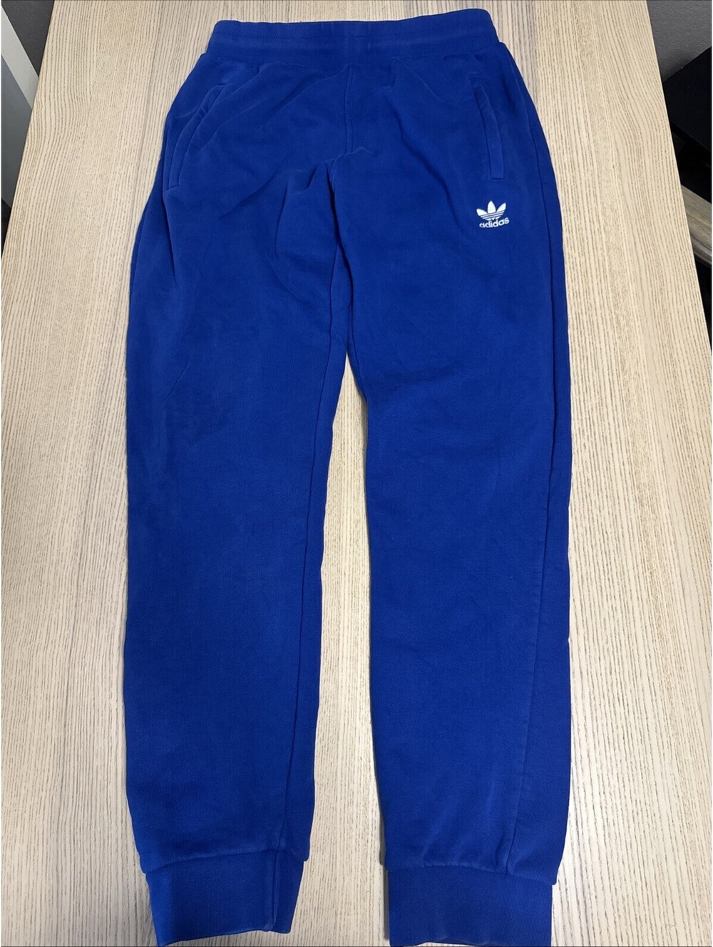 Adidas Originals Sweatpants Primegreen Trefoil Essentials Fleece Joggers Blue